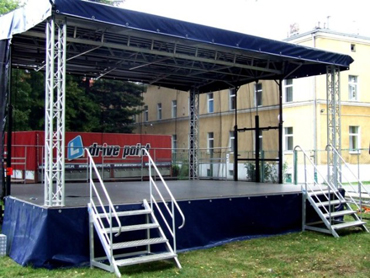 8m x 6m - scena wraz z zadaszeniem